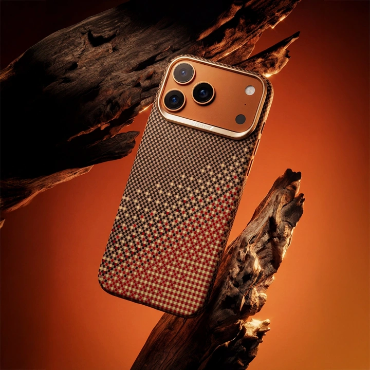 Apple iPhone 17 Pro Max Kılıf M-safe Şarj Özellikli Raptic Aramid Skin Serenity Serisi Kapak