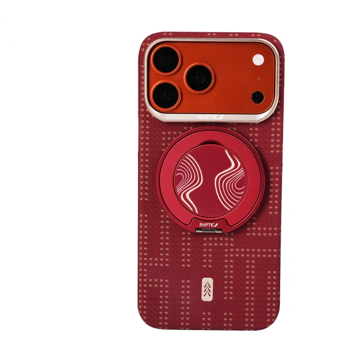 Apple iPhone 17 Pro Max Kılıf M-safe Şarj Özellikli Raptic Aramid Skin Serisi Kapak