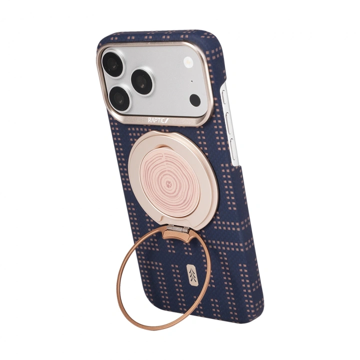 Apple iPhone 17 Pro Max Kılıf M-safe Şarj Özellikli Raptic Aramid Skin Serisi Kapak