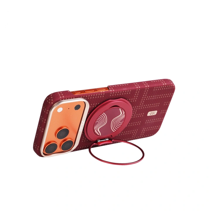 Apple iPhone 17 Pro Max Kılıf M-safe Şarj Özellikli Raptic Aramid Skin Serisi Kapak