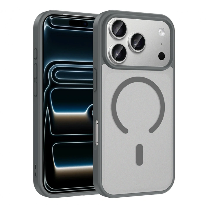 Apple iPhone 17 Pro Max Kılıf M-safe Şarj Özellikli Redclick Babet Kapak