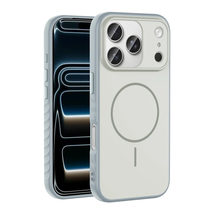 Apple iPhone 17 Pro Max Kılıf M-safe Şarj Özellikli Redclick Tea Kapak