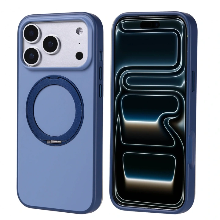 Apple iPhone 17 Pro Max Kılıf M-Safe Şarj Özellikli Standlı Redclick Proton Silikon Kapak