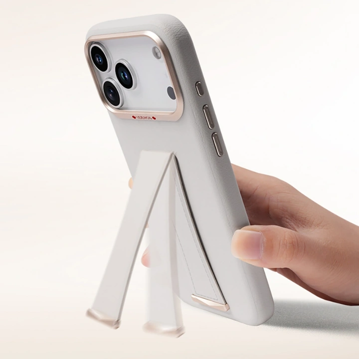 Apple iPhone 17 Pro Max Kılıf M-Safe Şarj Özellikli Standlı Udemos İndependence Serisi Kapak