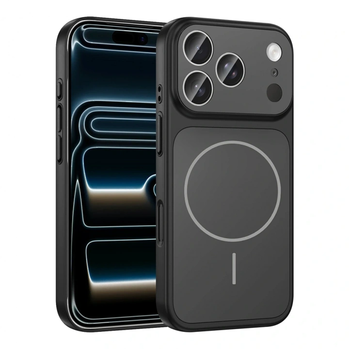 Apple iPhone 17 Pro Max Kılıf Redclick M-Safe Şarj Özellikli Kamera Korumalı Formen Kapak