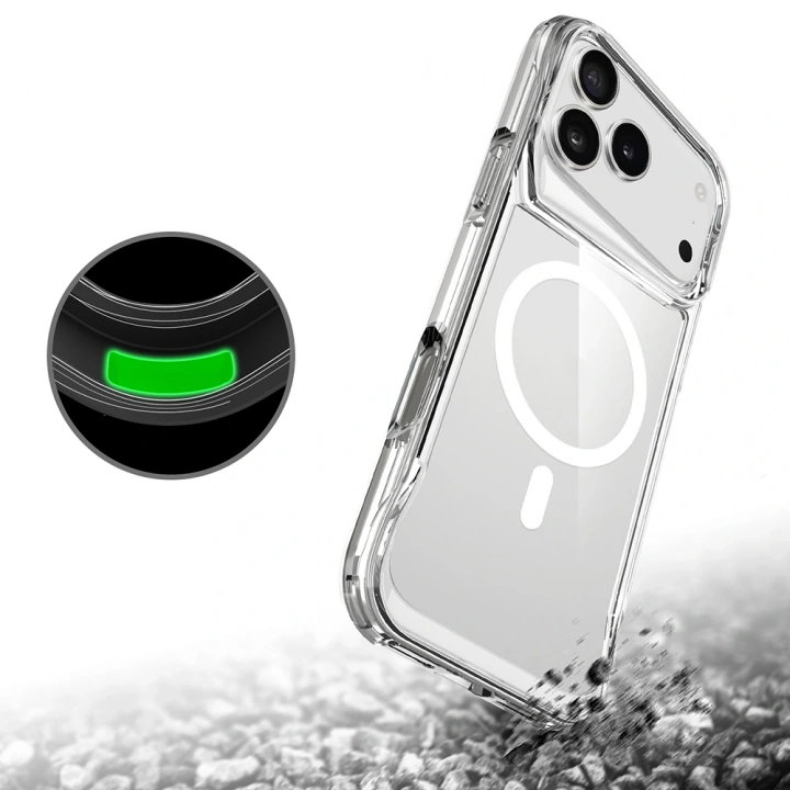 Apple iPhone 17 Pro Max Kılıf Redclick M-safe Şarj Özellikli T-Max M-safe Kapak