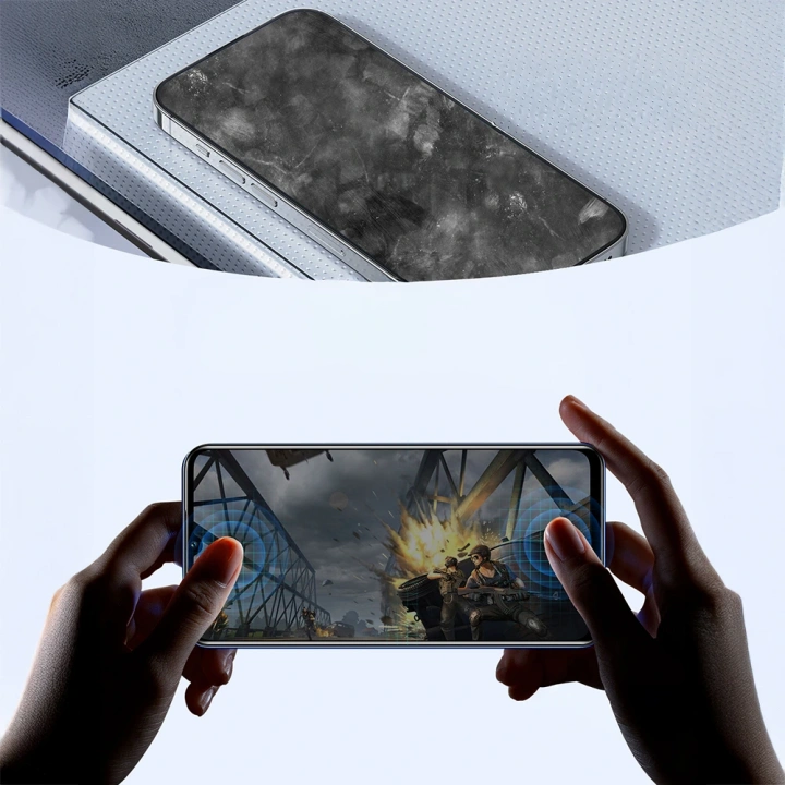 Apple iPhone 17 Pro Max Raptic Air Glass 2.5D Privacy Hayalet Ekran Koruyucu 2 Adet + Kolay Uygulama Aparatlı