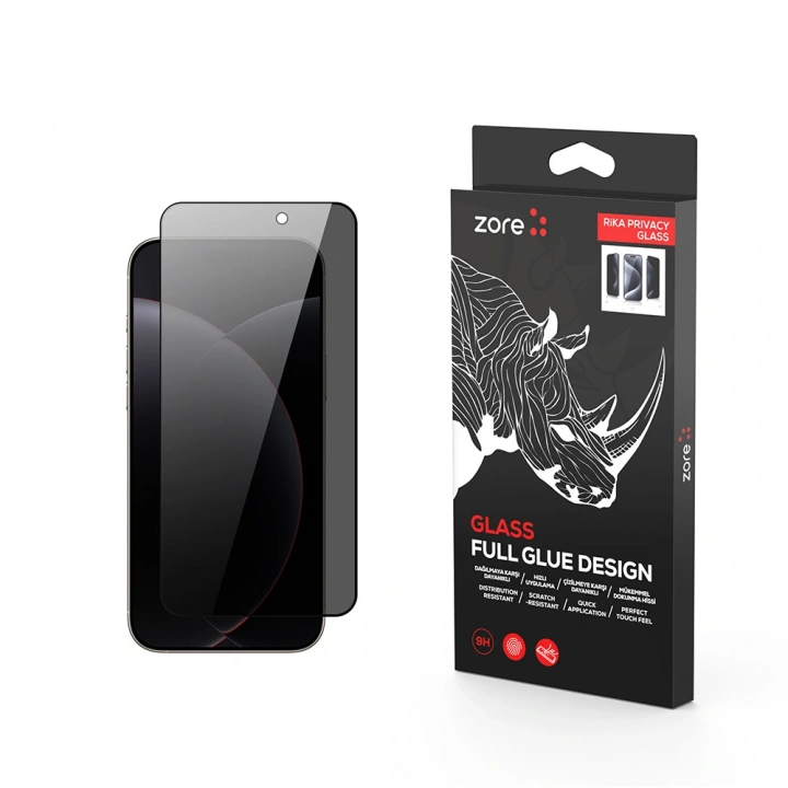 Apple iPhone 17 Pro Max Redclick Rika Premium Privacy Temperli Cam Ekran Koruyucu
