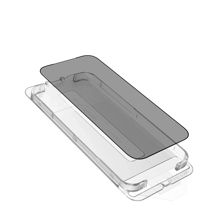 Apple iPhone 17 Pro Raptic Air Glass 2.5D Privacy Hayalet Ekran Koruyucu 2 Adet + Kolay Uygulama Aparatlı