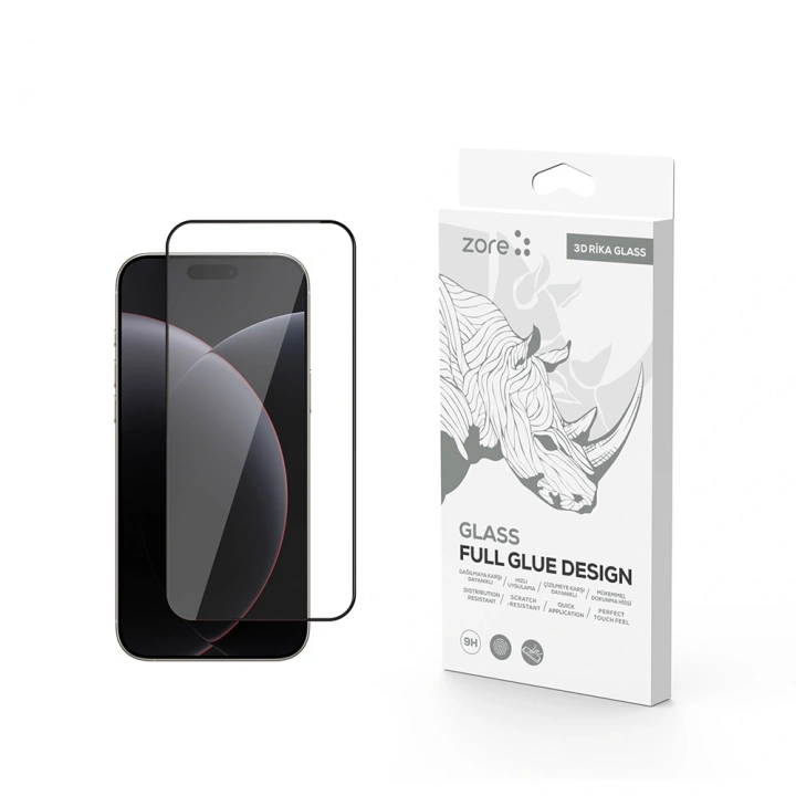 Apple iPhone 17 Pro Redclick Rika Premium Temperli Cam Ekran Koruyucu