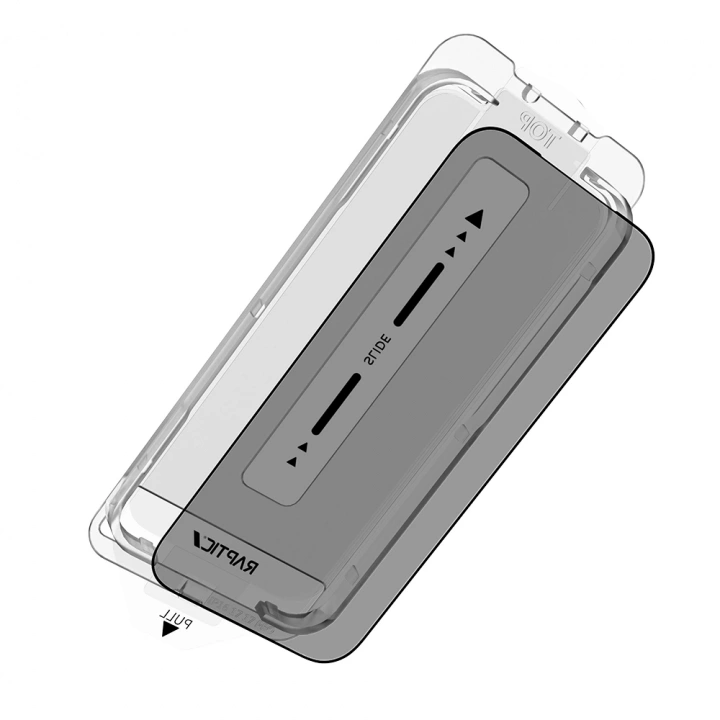 Apple iPhone 17 Raptic Air Glass 2.5D Privacy Hayalet Ekran Koruyucu 2 Adet + Kolay Uygulama Aparatlı