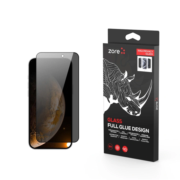 Apple iPhone 17 Redclick Rika Premium Privacy Temperli Cam Ekran Koruyucu