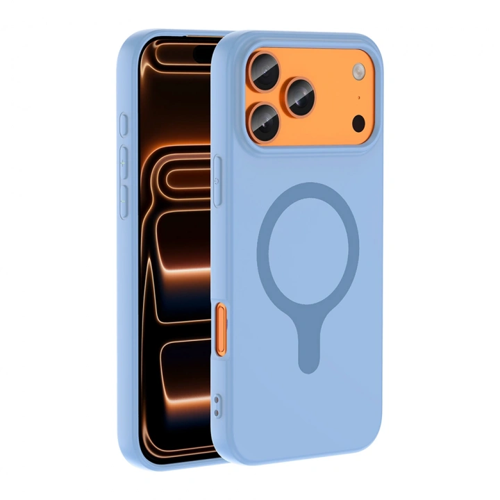 Apple iPhone 18 Pro Kılıf M-Safe Şarj Özellikli Redclick Aris Silikon Kapak