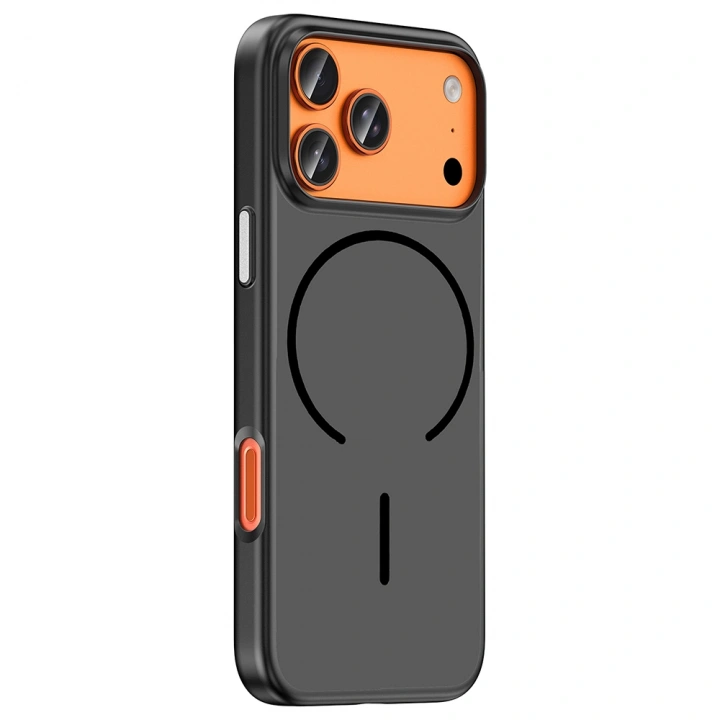 Apple iPhone 18 Pro Kılıf M-Safe Şarj Özellikli Redclick Lora PC Kapak