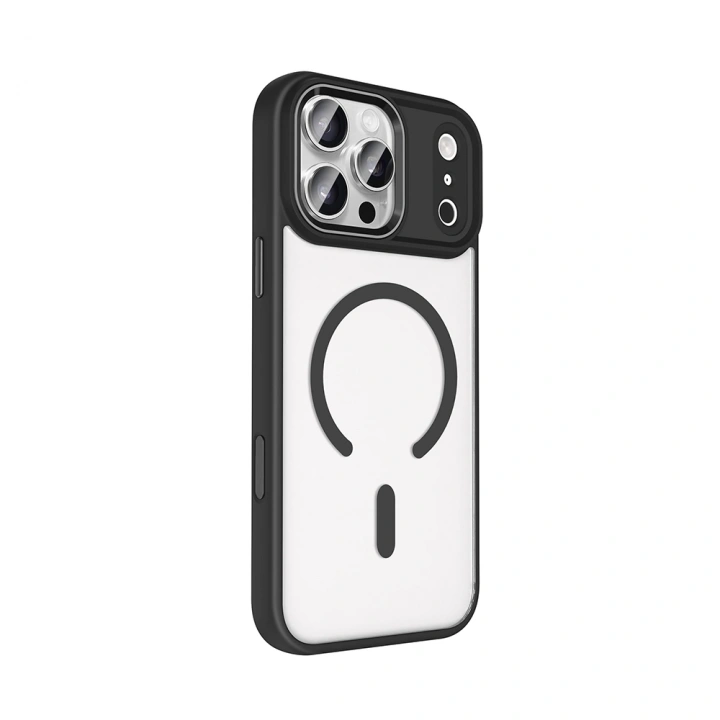 Apple iPhone 18 Pro Kılıf Wireless Şarj Özellikli Redclick Krom M-safe Silikon Kapak