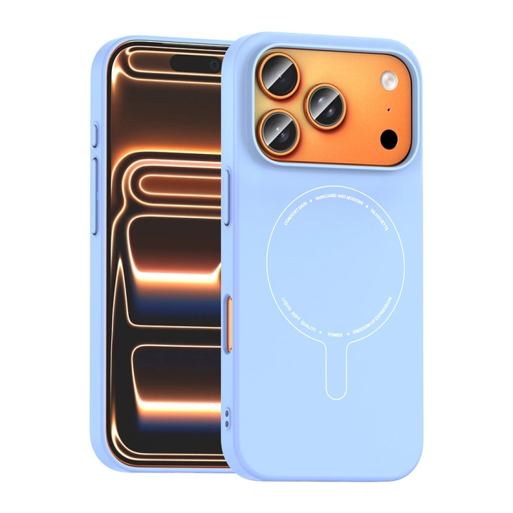 Apple iPhone 18 Pro Max Kılıf M-Safe Şarj Özellikli Kamera Korumalı Redclick Elio Sert PC Kapak