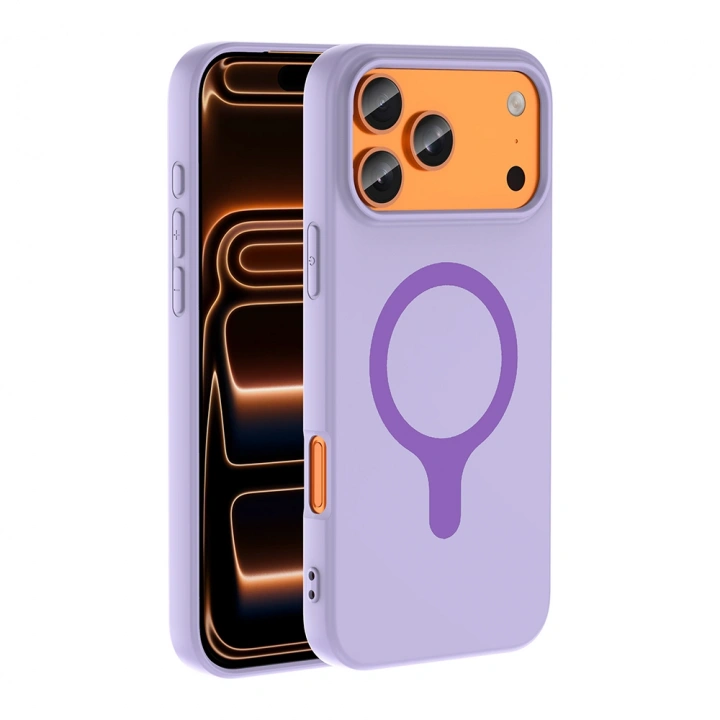 Apple iPhone 18 Pro Max Kılıf M-Safe Şarj Özellikli Redclick Aris Silikon Kapak