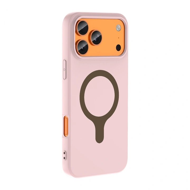 Apple iPhone 18 Pro Max Kılıf M-Safe Şarj Özellikli Redclick Aris Silikon Kapak