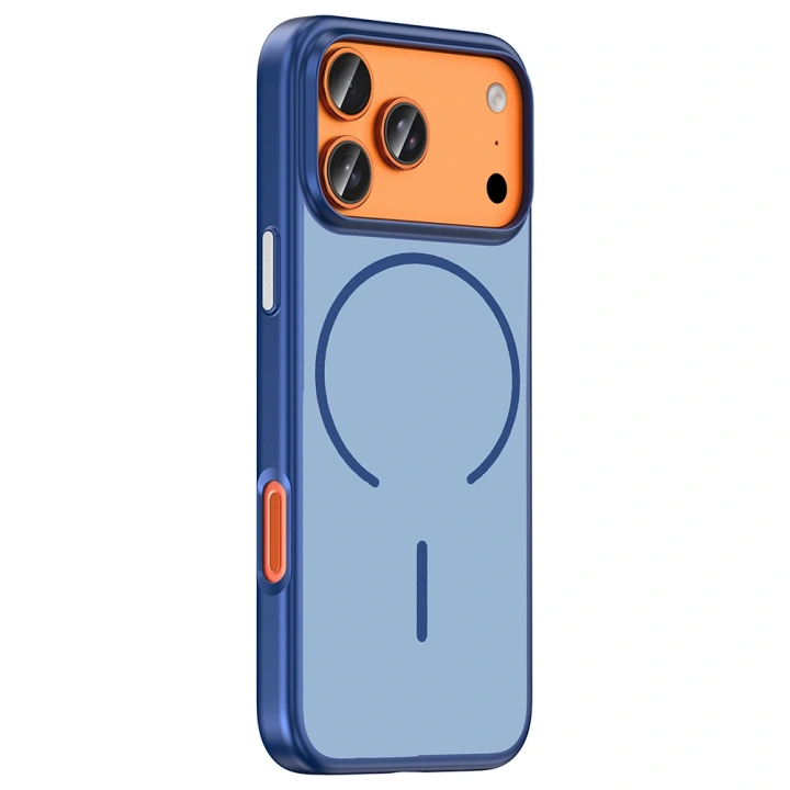 Apple iPhone 18 Pro Max Kılıf M-Safe Şarj Özellikli Redclick Lora PC Kapak
