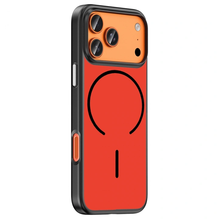 Apple iPhone 18 Pro Max Kılıf M-Safe Şarj Özellikli Redclick Lora PC Kapak