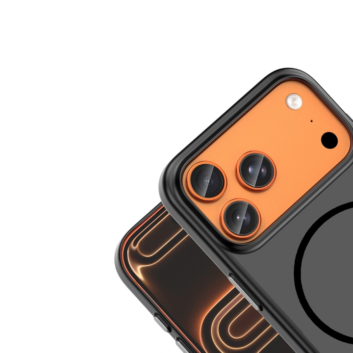Apple iPhone 18 Pro Max Kılıf M-Safe Şarj Özellikli Redclick Lora PC Kapak