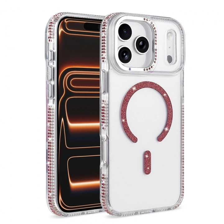 Apple iPhone 18 Pro Max Kılıf M-safe Şarj Özellikli Redclick Tera Silikon Kapak
