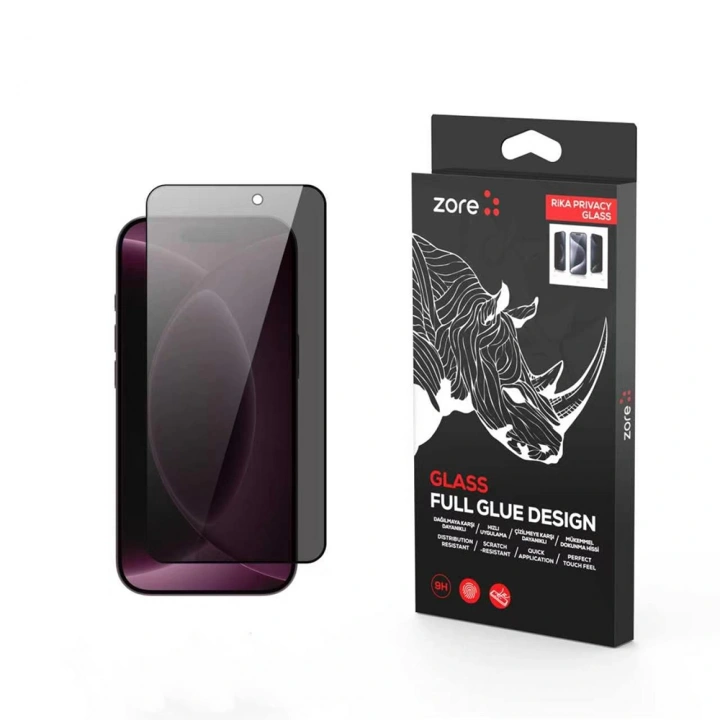 Apple iPhone 18 Pro Max Redclick Rika Premium Privacy Temperli Cam Ekran Koruyucu