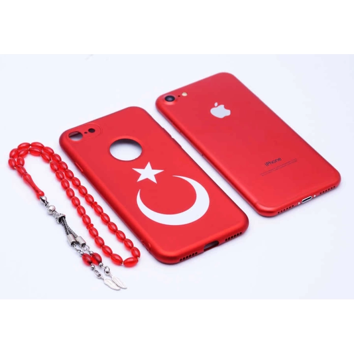 Apple İphone 7 Kılıf Redclick Bayrak Silikon