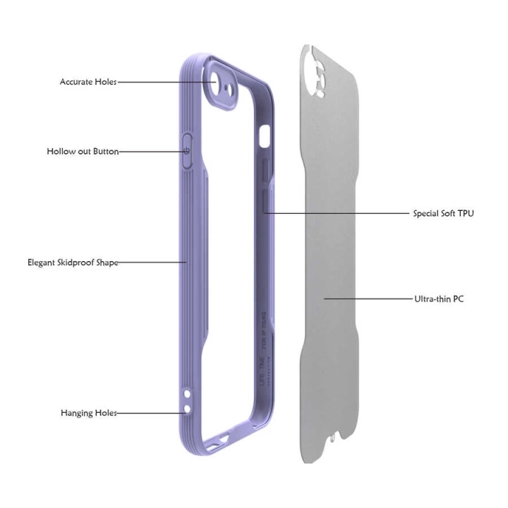 Apple İphone 7 Kılıf Redclick Parfe Kapak