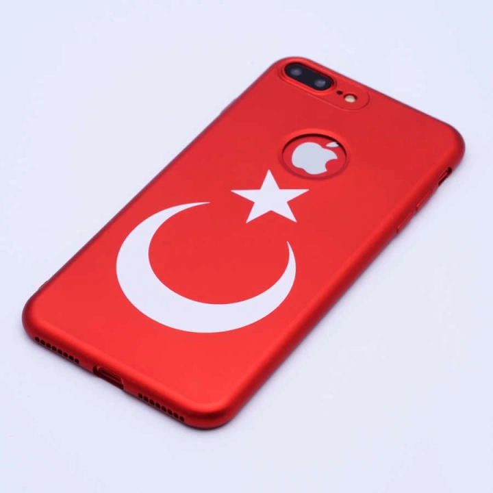 Apple İphone 7 Plus Kılıf Redclick Bayrak Silikon