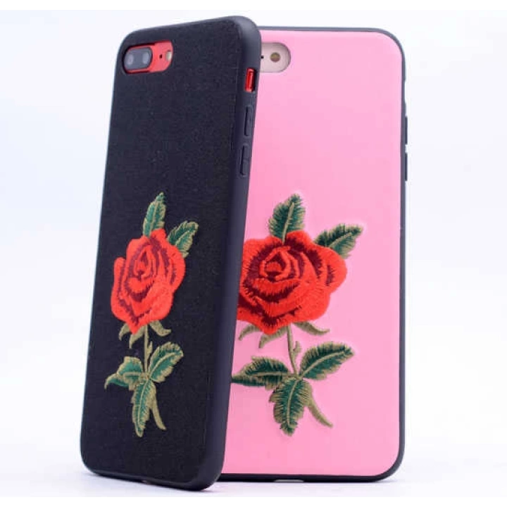 Apple İphone 7 Plus Kılıf Redclick Rose Kapak