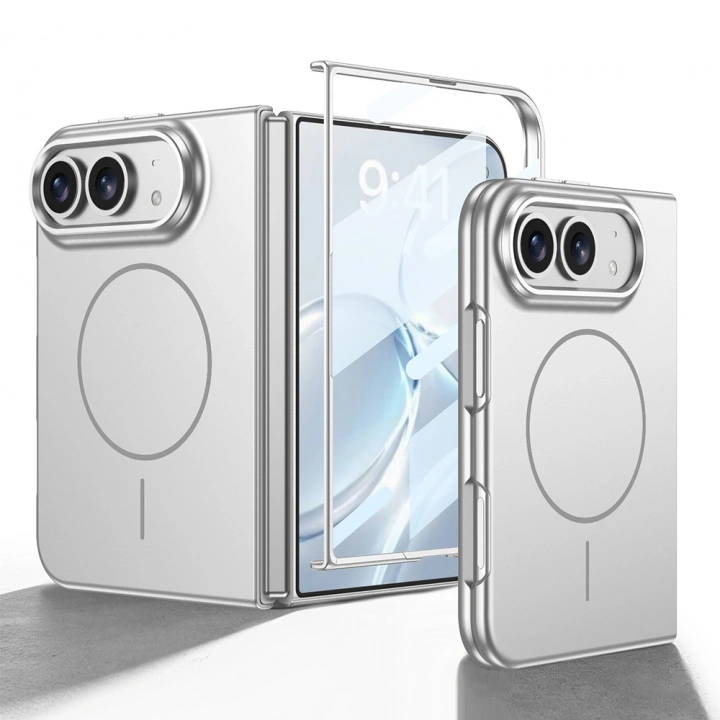 Apple iPhone Duo Kılıf Wireless Şarj Özellikli Redclick Kıpta M-safe Kapak