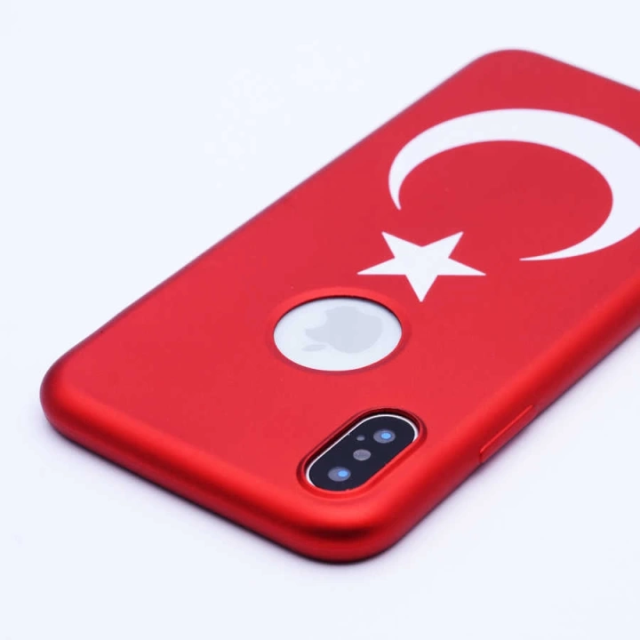 Apple İphone X Kılıf Redclick Bayrak Silikon