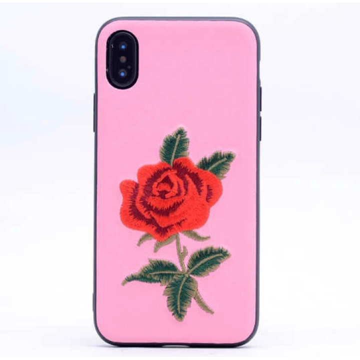 Apple İphone X Kılıf Redclick Rose Kapak