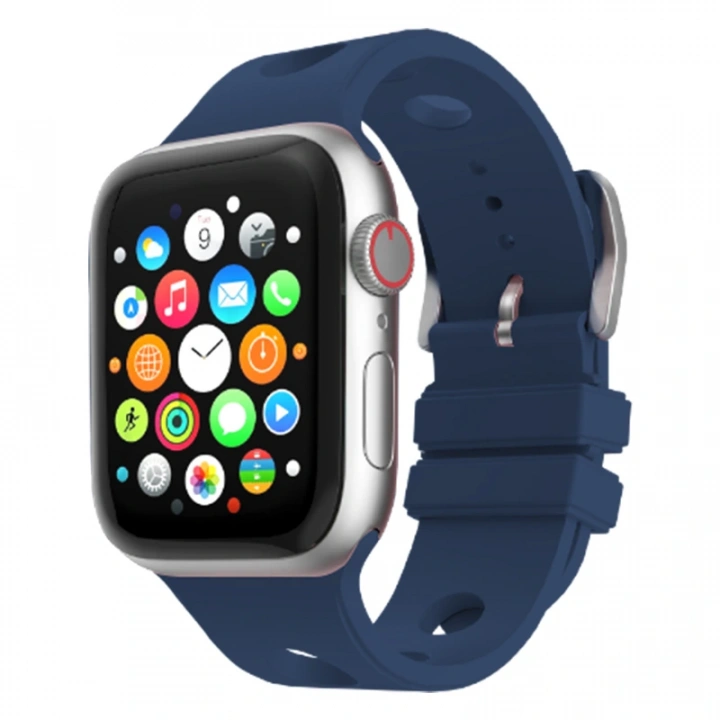 Apple Watch 10 46mm Delikli Tasarım Redclick KRD-147 Silikon Kordon
