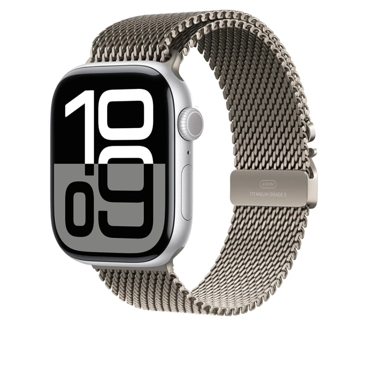 Apple Watch 10 46mm Redclick KRD-100 Titanyum Hasır Kordon