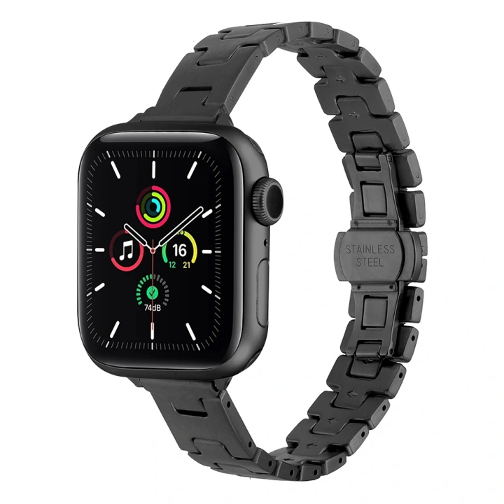 Apple Watch 10 46mm Redclick KRD-150 Metal Kordon Strap Kayış