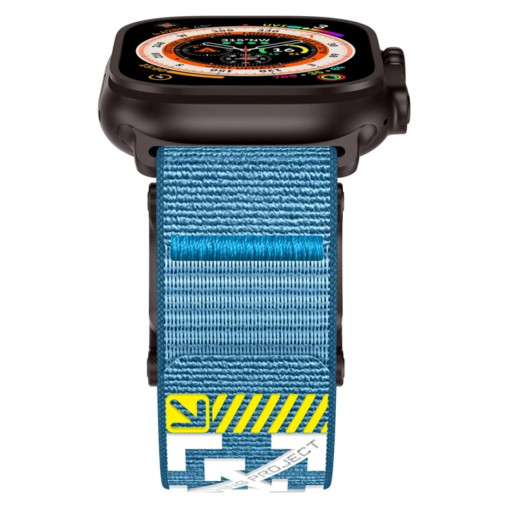Apple Watch 10 46mm Redclick KRD-154 Naylon Kumaş Hasır Örgülü Kordon