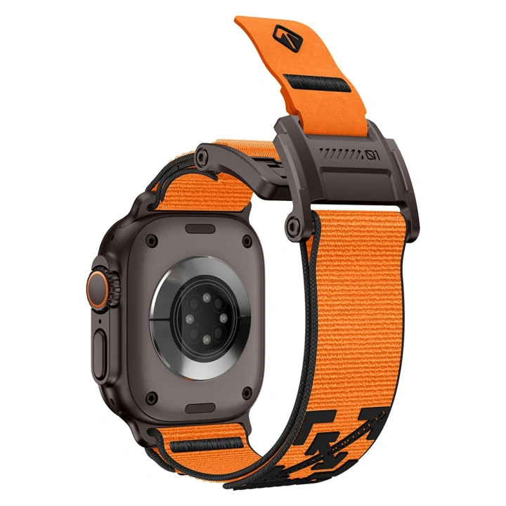 Apple Watch 10 46mm Redclick KRD-154 Naylon Kumaş Hasır Örgülü Kordon