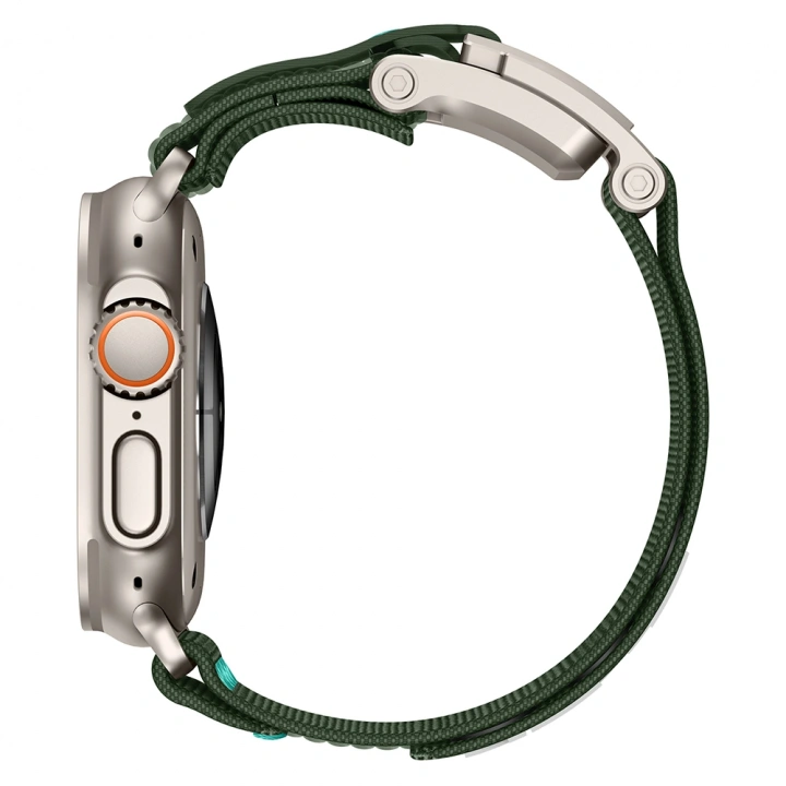 Apple Watch 10 46mm Redclick KRD-154 Naylon Kumaş Hasır Örgülü Kordon