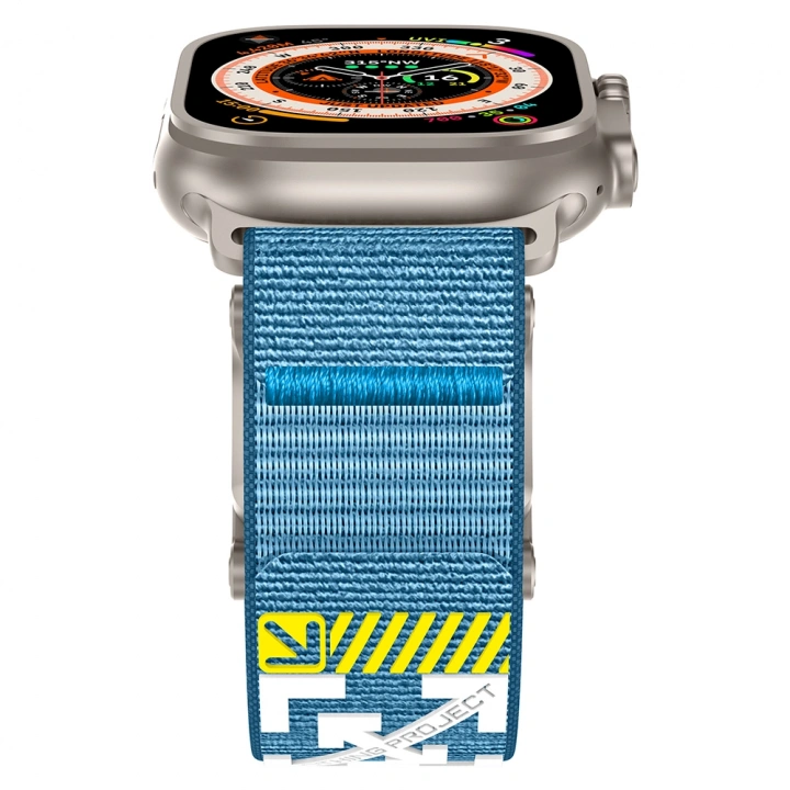 Apple Watch 10 46mm Redclick KRD-154 Naylon Kumaş Hasır Örgülü Kordon