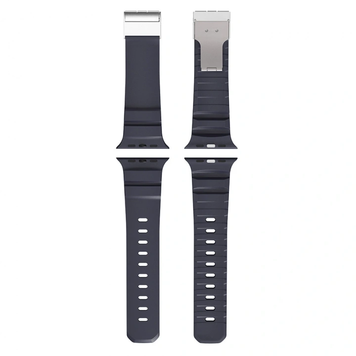 Apple Watch 42mm Redclick KRD-145 Metal Tokalı Silikon Kordon