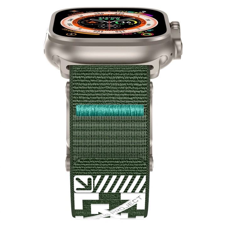 Apple Watch 42mm Redclick KRD-154 Naylon Kumaş Hasır Örgülü Kordon