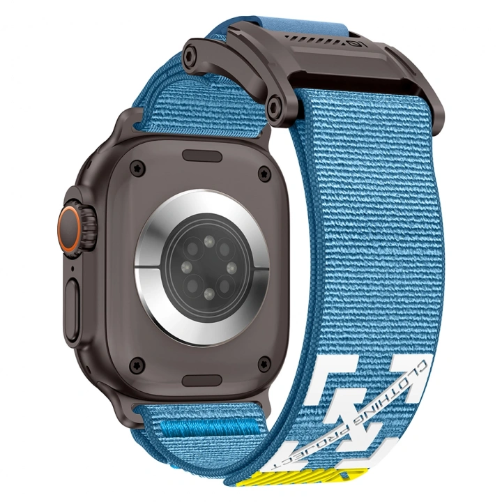 Apple Watch 42mm Redclick KRD-154 Naylon Kumaş Hasır Örgülü Kordon