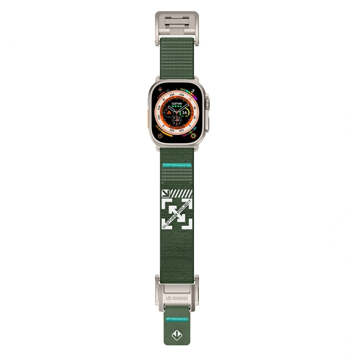 Apple Watch 42mm Redclick KRD-154 Naylon Kumaş Hasır Örgülü Kordon