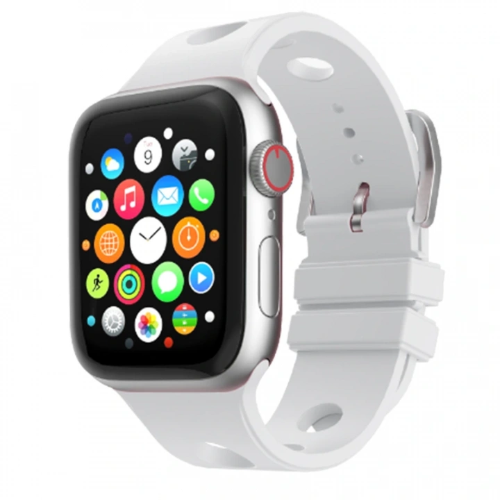 Apple Watch 44mm Delikli Tasarım Redclick KRD-147 Silikon Kordon