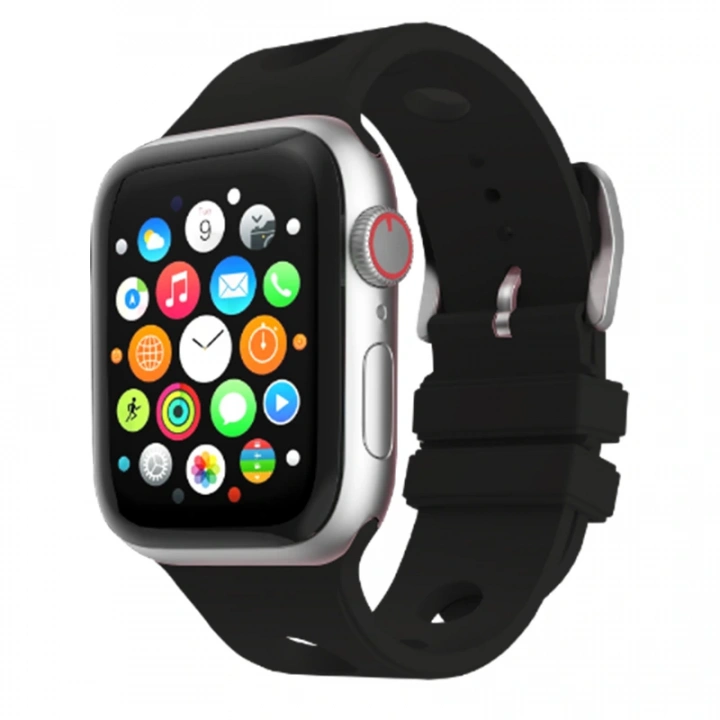 Apple Watch 44mm Delikli Tasarım Redclick KRD-147 Silikon Kordon