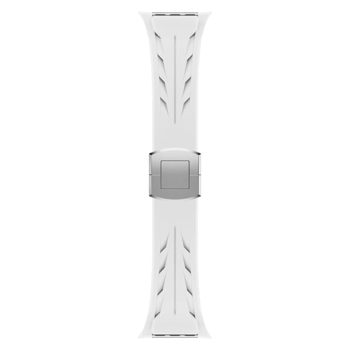 Apple Watch 44mm KRD-127 Metal Tokalı Silikon Kordon