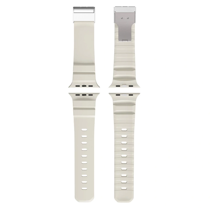 Apple Watch 44mm Redclick KRD-145 Metal Tokalı Silikon Kordon