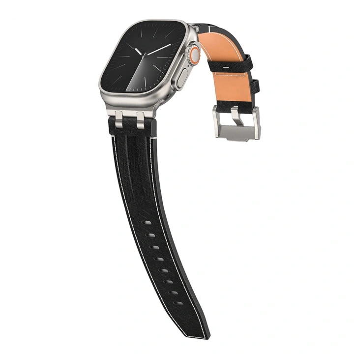 Apple Watch 44mm Redclick KRD-153 Kot Kumaş Tasarımlı Kordon
